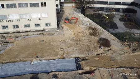 Izgradnja novih zunanjih površin med šolama (6)